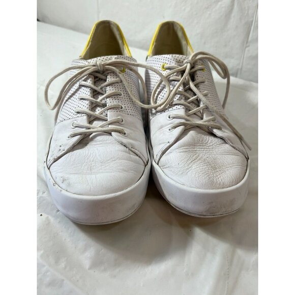 Creative Reaction Carda White Yellow Tennis Shoe Womens Size 10 - Picture 13 of 14